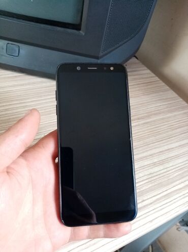 samsun: Samsung Galaxy A6, 64 GB, rəng - Qara, Sensor, Barmaq izi, Face ID