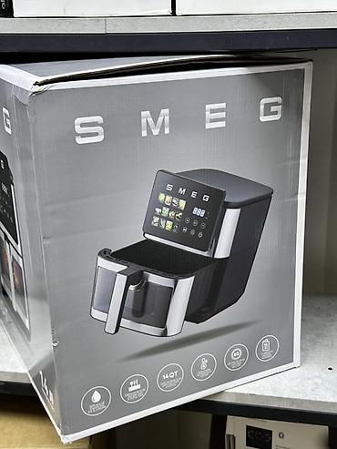 купить таймер на кухню: Аэрогриль Smeg SY-850D-T, 14 л (2‑в‑1) - Объем 14 л — подходит для — 2