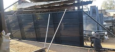 Распашные ворота: Металлические, Механические, Другой бренд, Для частного дома, Для склада, Для контейнера, Бронированные, Оптом, Новый, Бесплатная установка — 6