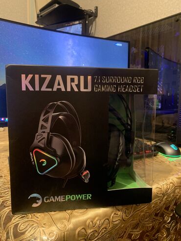 azeri mahnilar: Gamepower KIZARU 7.1 surround ses texnologiyali ( RGB iwiqli) Oyuncu