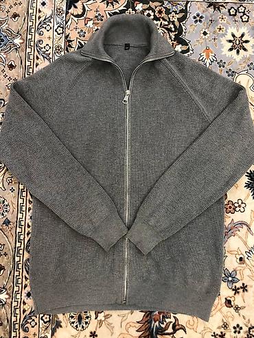 кардиган женский: Мужской свитер, 2XL, Gap, Новый, цвет - Серый — 1