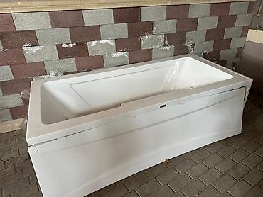 xrom acar: Akrilik vanna – düzbucaqlı dizayn, ön panel ilə - Material: yüksək — 1