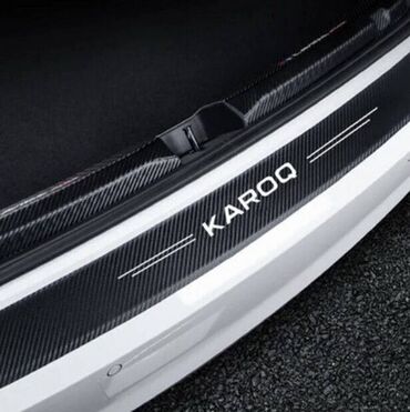 Tuning oprema: Stiker za branik automobila - karbon crveni KAROQ (ŠKODA) Stiker za — 9