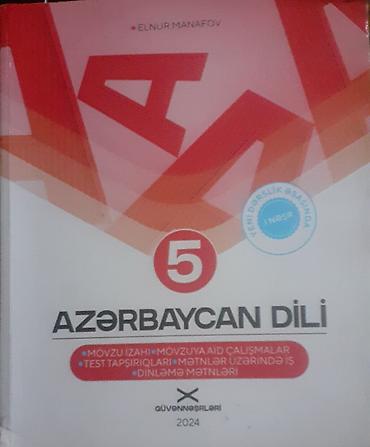 azerbaycan velosiped: Azərbaycan dili 5-ci sinif, 2024 il — 1