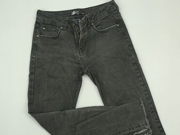 czarne spódniczka z falbankami: Jeans, Amisu, M (EU 38), condition - Very good