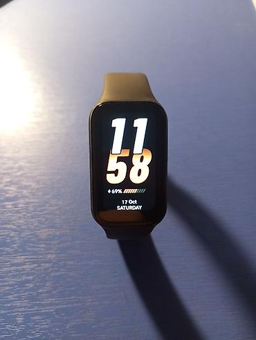 İşlənmiş, Smart qolbaq, Xiaomi, Sensor ekran, rəng - Qara