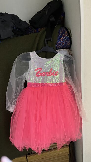 нац платья: Детское платье, цвет - Розовый, Новый