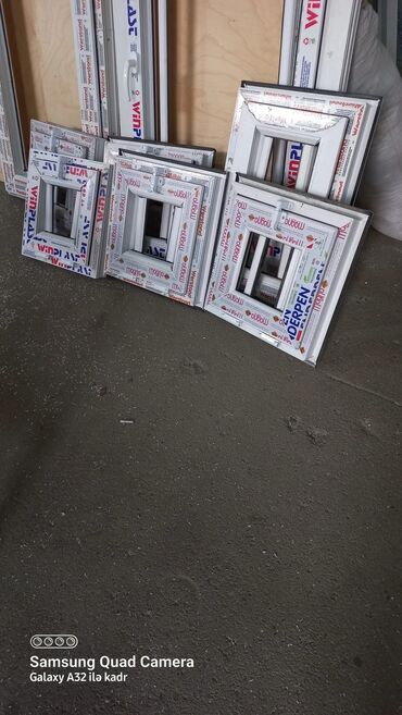 Plastik pəncərələr: Işlənmiş Plastik Qapı Pəncərə. Ağ,Rəngli. Sərfəli — 9