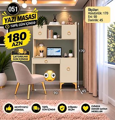 Yazı masası – funksional iş və dərs guşəsi üçün ideal həll