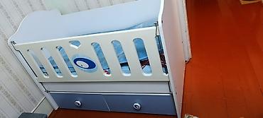mothercare beşik: Oğlan və qız üçün, İşlənmiş, Dördbucaq, Beşik, Dəstsiz, Matras ilə, Yellənmə mexanizmsiz — 1