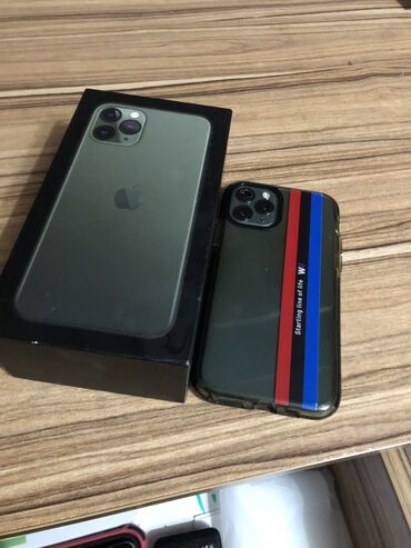 айфоны на обмен: IPhone 11 Pro, Колдонулган, 64 ГБ, Заряддоочу түзүлүш, Каптама, Куту, 66 %