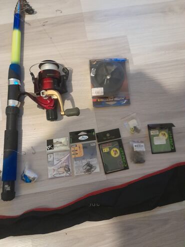 Ovçuluq və balıqçılıq: Balıqçılıq dəsti Tərkib: - Teleskopik balıqçılıq çubuğu (üzərində — 3