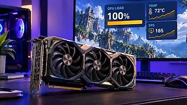 камп: Видеокарта для ПК, Б/у, GeForce RTX, 8 ГБ — 1