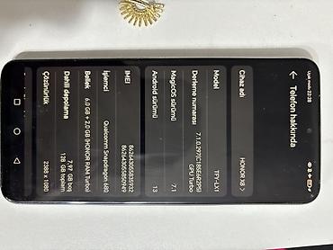 huawei p 30: Honor X8, 128 GB, rəng - Gümüşü, Düyməli, Sensor, Barmaq izi — 5