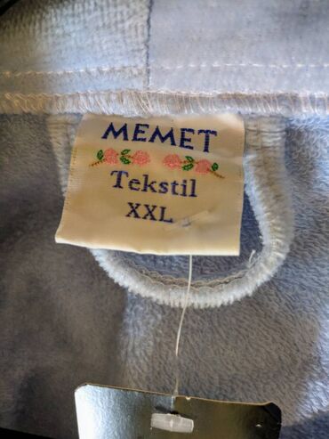 Bademantili: XL (EU 42), Novo, Pamuk, bоја - Svetloplava — 4