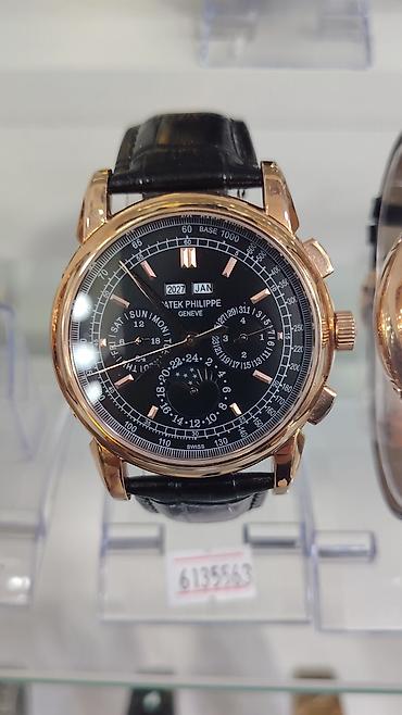 Aksesuarlar: Patek Philippe klassik kişi qol saatları – çoxfunksiyalı xronoqraf və — 5