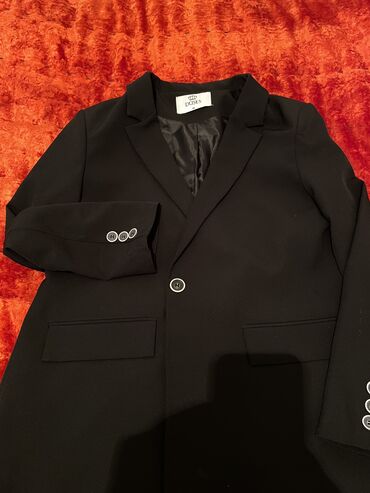 пиджак костюм женский: Пиджак, Классическая модель, Оверсайз, Турция, 2XL (EU 44)