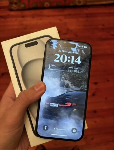 Apple iPhone: IPhone 15, 128 GB, Qara, Face ID