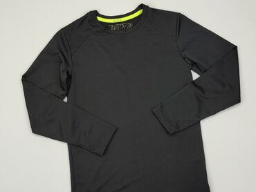 czarna bluzka z bufkami: Blouse, 9 years, 128-134 cm, condition - Very good