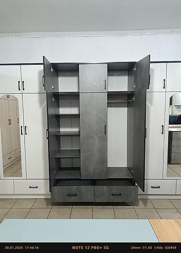 Шкафы для одежды: Шкаф для одежды, Новый, Прямой, ЛДСП — 5