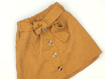 spodnie woskowane beige: Spódniczka, Shein, 4-5 lat, 104-110 cm, stan - Idealny