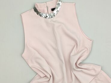 bluzki pudrowy róż krótki rękaw: Women's blouse, size XS