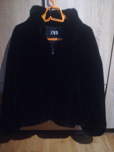 gace sa steznikom: S (EU 36), With lining, Faux fur, color - Black