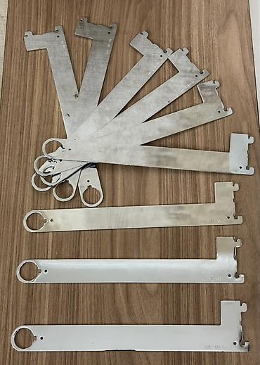 Оборудование для магазинов: Vitrin aksesuarı Mağaza avadanlığı – rəf və asılqan üçün metal — 5