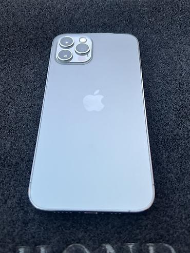 Apple iPhone: IPhone 12 Pro, Б/у, 128 ГБ, Графит, Защитное стекло, Кабель, Коробка, 83 % — 2