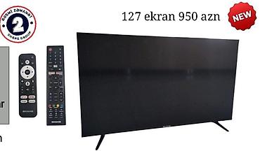 4k monitor: Samsung Crystal UHD televizor - Ekran ölçüsü: 140 ekran (təxminən 55 — 2