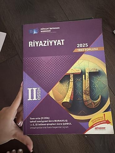Testlər: Məhsul: Abituriyentlər üçün hazırlıq kitabları dəsti Tərkib: - — 3