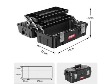 Другие инструменты: Трехслойный ящик для инструментов Delixi Hardware - это прочный и