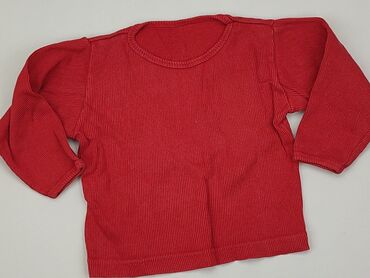 czerwona bluzka na swieta: Bluzka, 3-6 m, stan - Dobry