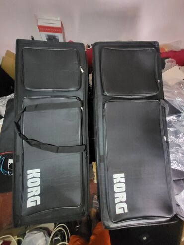 Futlyarlar, çexollar: Korg klaviatura daşımaq üçün nəzərdə tutulmuş bu qara rəngli çanta — 12