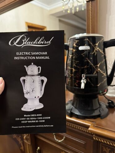 Кухонные комбайны и измельчители: Blackbird elektrik samovarı. İstifadə olunmayıb - Model: BES-9090 -