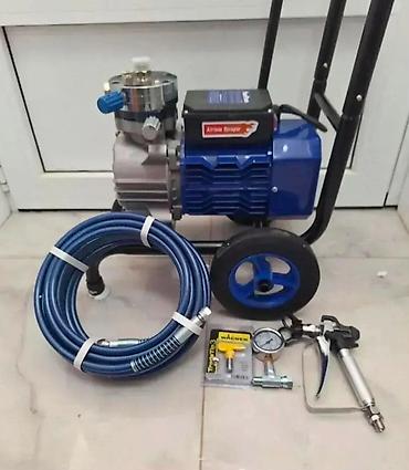 akcija akumulator: 🔥 PROFESIONALNA AIRLESS MAŠINA ZA KREČENJE I FARBANJE – 5000 W 🔥 — 1