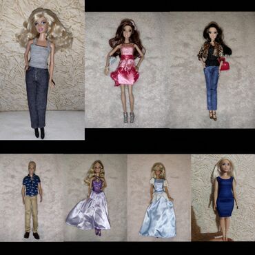 Barbie kuklalar 10- 35 arası qiymətlər