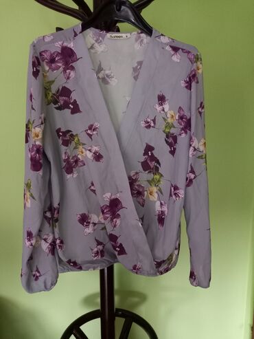 zenske bluze od viskoze: M (EU 38), Floral, color - Lilac