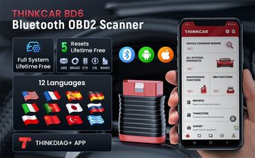 Alati za automobile: Thinkcar bd6 bluetooth obd2 auto dijagnostika potražite dtc kod — 16