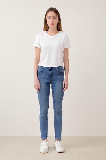woskowane dżinsy: Esprit, Jeansy damskie, L