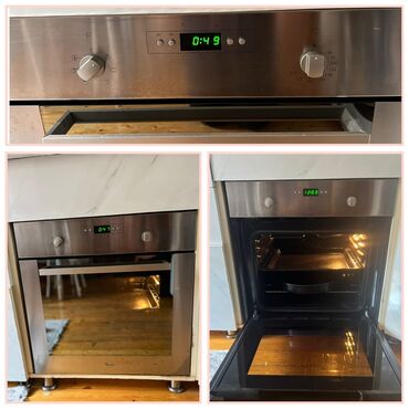 soba duxovka: Duxovka Whirlpool, Elektrik, rəng - Gümüşü, Quraşdırılan