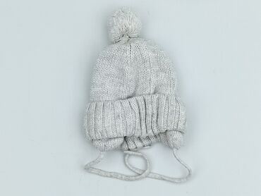 szara czapka beanie: Czapka, H&M, 1.5-2 lat, stan - Dobry