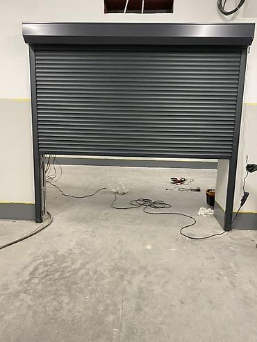 Откатные ворота: Откатные ворота из сэндвич‑панелей с автоматикой - Полотно — 54