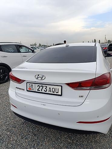 Унаа сатуу: Hyundai Avante: 2017 г., 1.6 л, Автомат, Бензин, Седан — 4