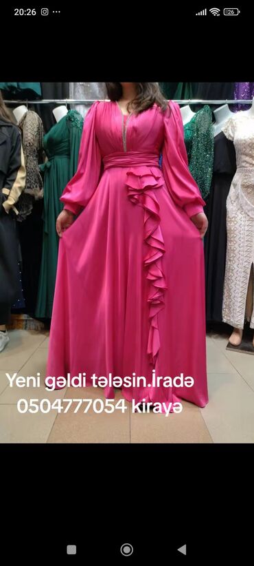 Ziyafət donları: Ziyafət donu – bordo rəngdə, uzun və uçuşqan şifon qatlı model. - — 4