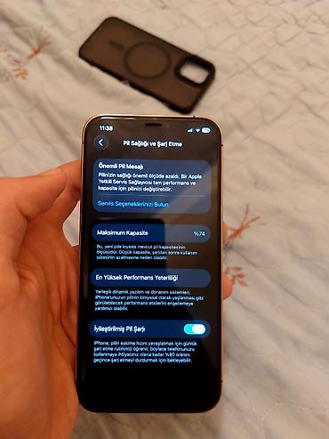 apple 12işlenmi: IPhone 12 Pro, 256 GB, Matte Gold, Simsiz şarj — 8