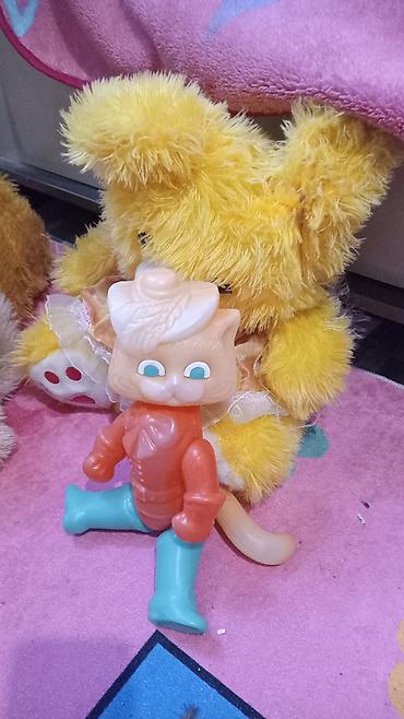 Oyuncaqlar: Uşaq oyuncaqları dəsti - Pişik obrazlı plastik fiqur: böyük başlı — 6