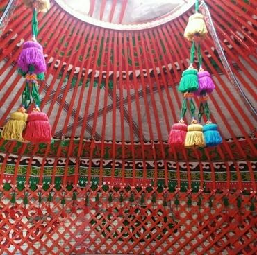 Аренда юрт: Аренда юрты, Каркас Деревянный, Более 100 баш, Стол, Казан, Посуда — 9