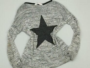 sweterek ze stójką: Sweterek, H&M, 10 lat, 134-140 cm, stan - Dobry