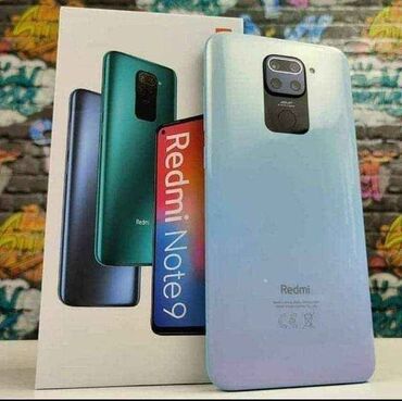 poco f3 ikinci el: Xiaomi Redmi Note 9, 128 GB, rəng - Ağ, 
 Face ID, İki sim kartlı, Barmaq izi